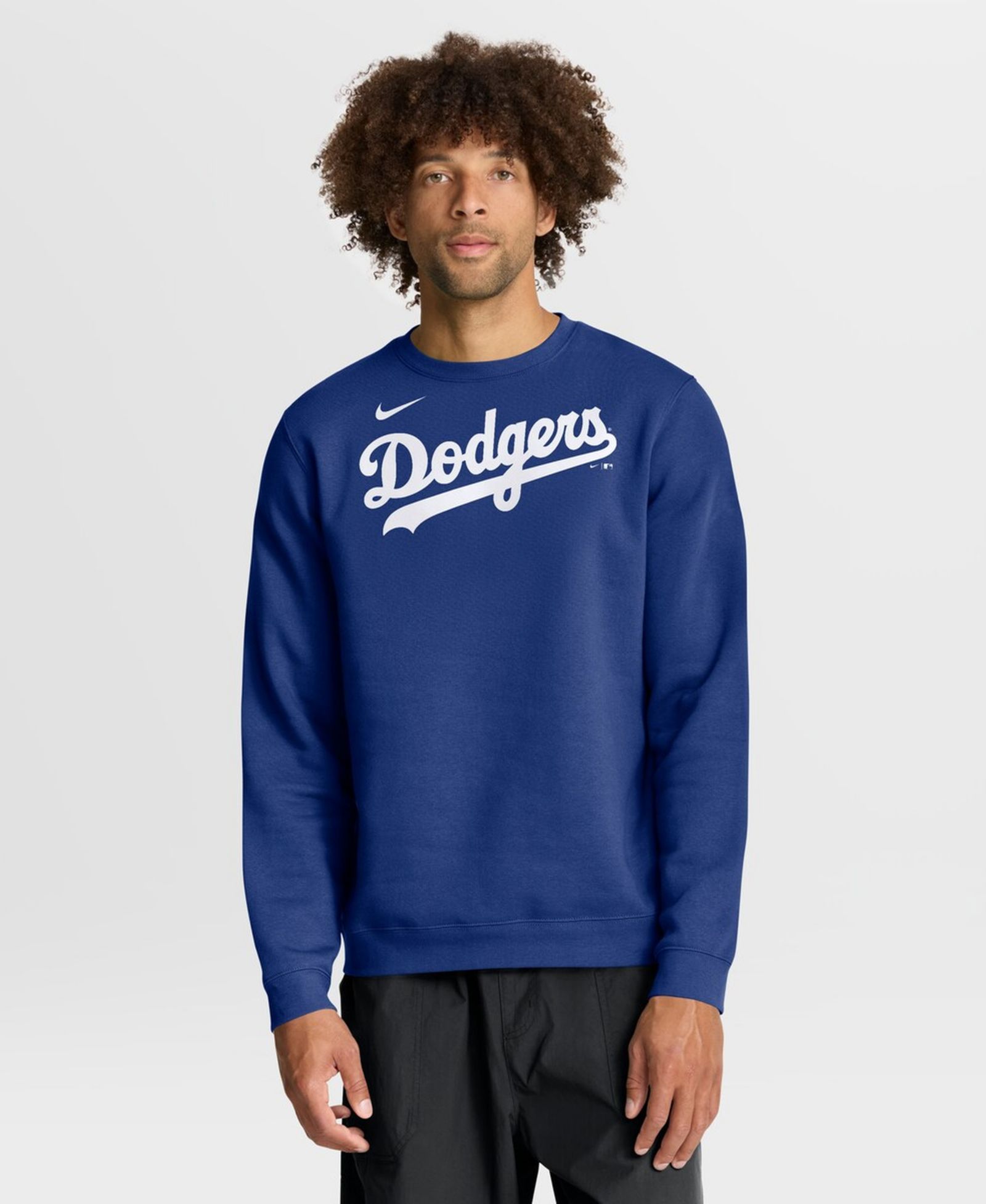 Nike Men's Royal Los Angeles Dodgers Primetime Wordmark Sweatshirt