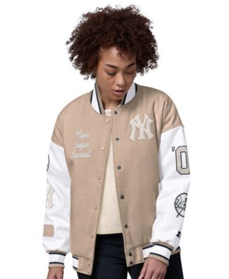Женская куртка Starter Sand New York Yankees Free Ball Varsity