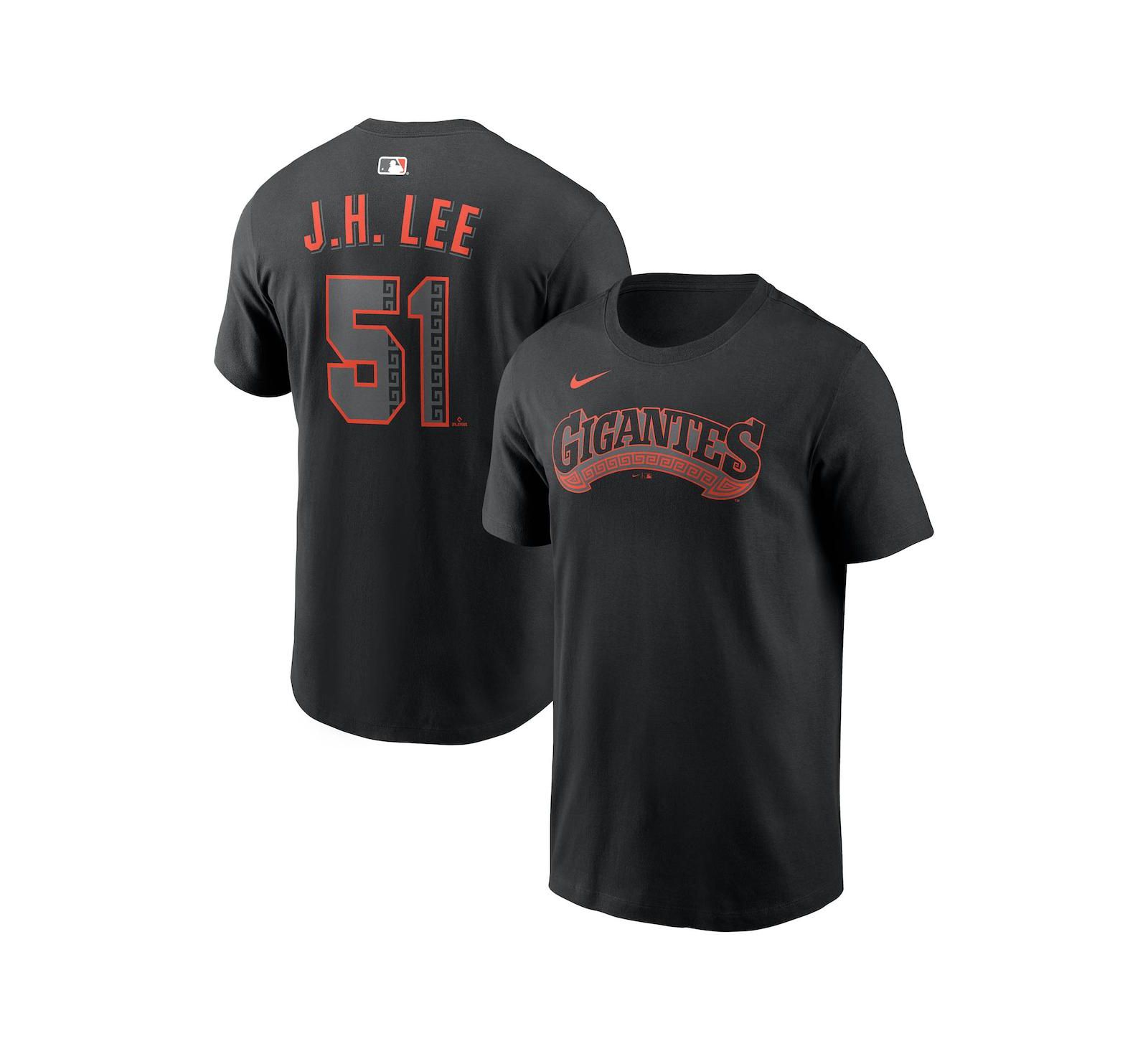 Nike Men's Jung Hoo Lee Black San Francisco Giants Alternate Name & Number T-Shirt