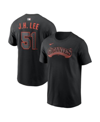 Мужская футболка Nike Black San Francisco Giants Alternate Name & Number Jung Hoo Lee