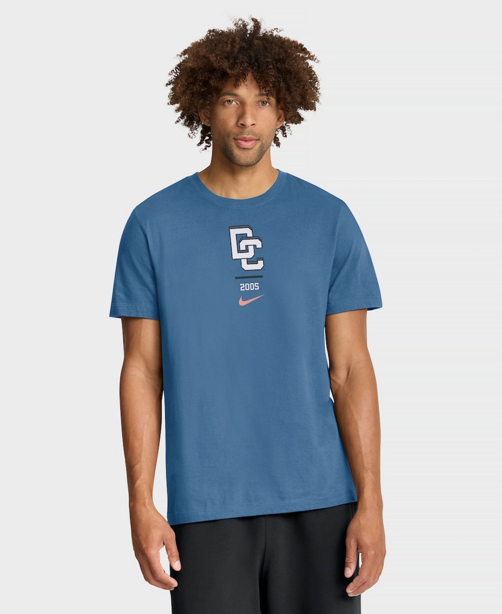 Мужская футболка Nike Blue Washington Nationals City Connect 2-Hit