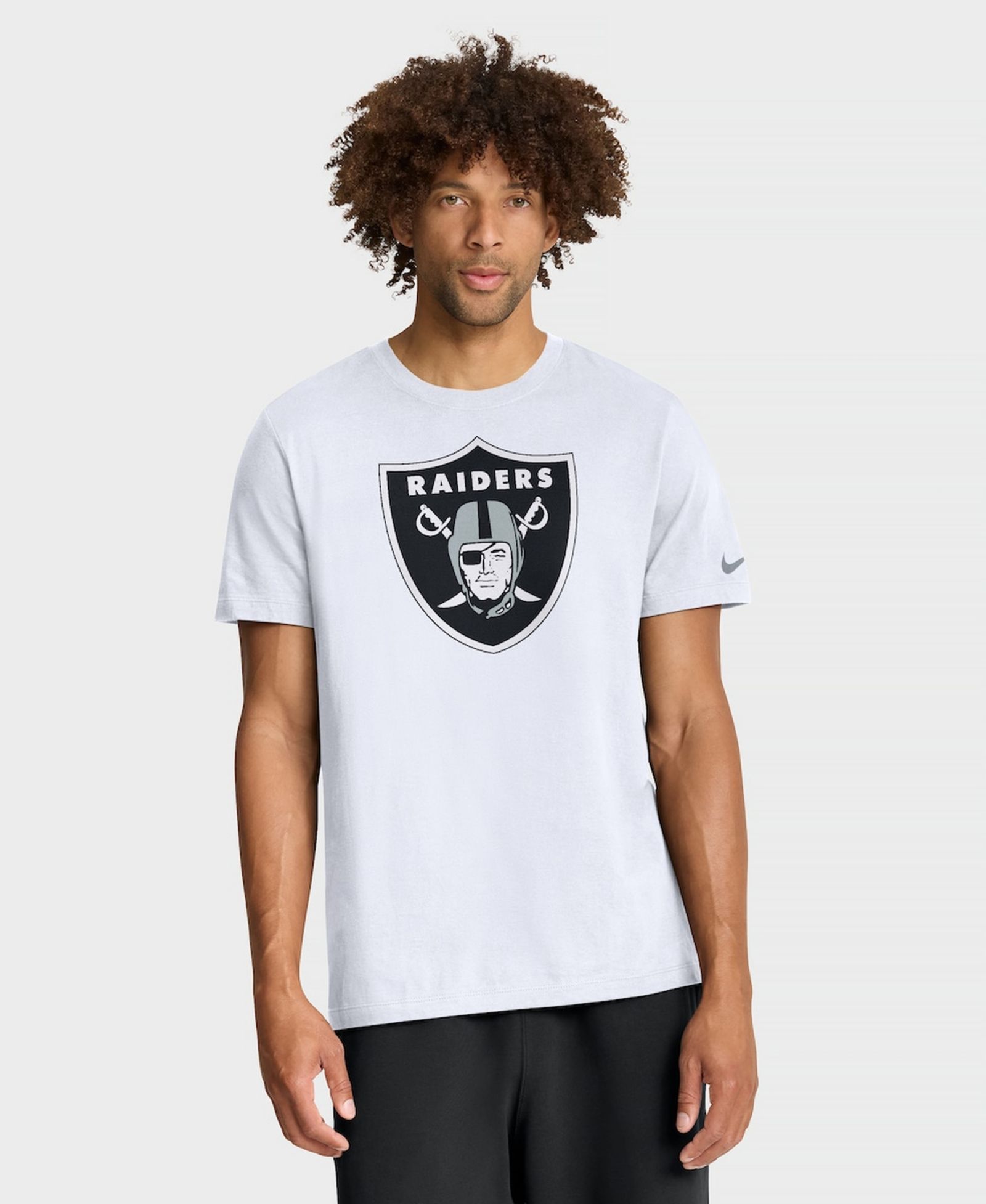 Nike Men's White Las Vegas Raiders Essential Logo T-Shirt