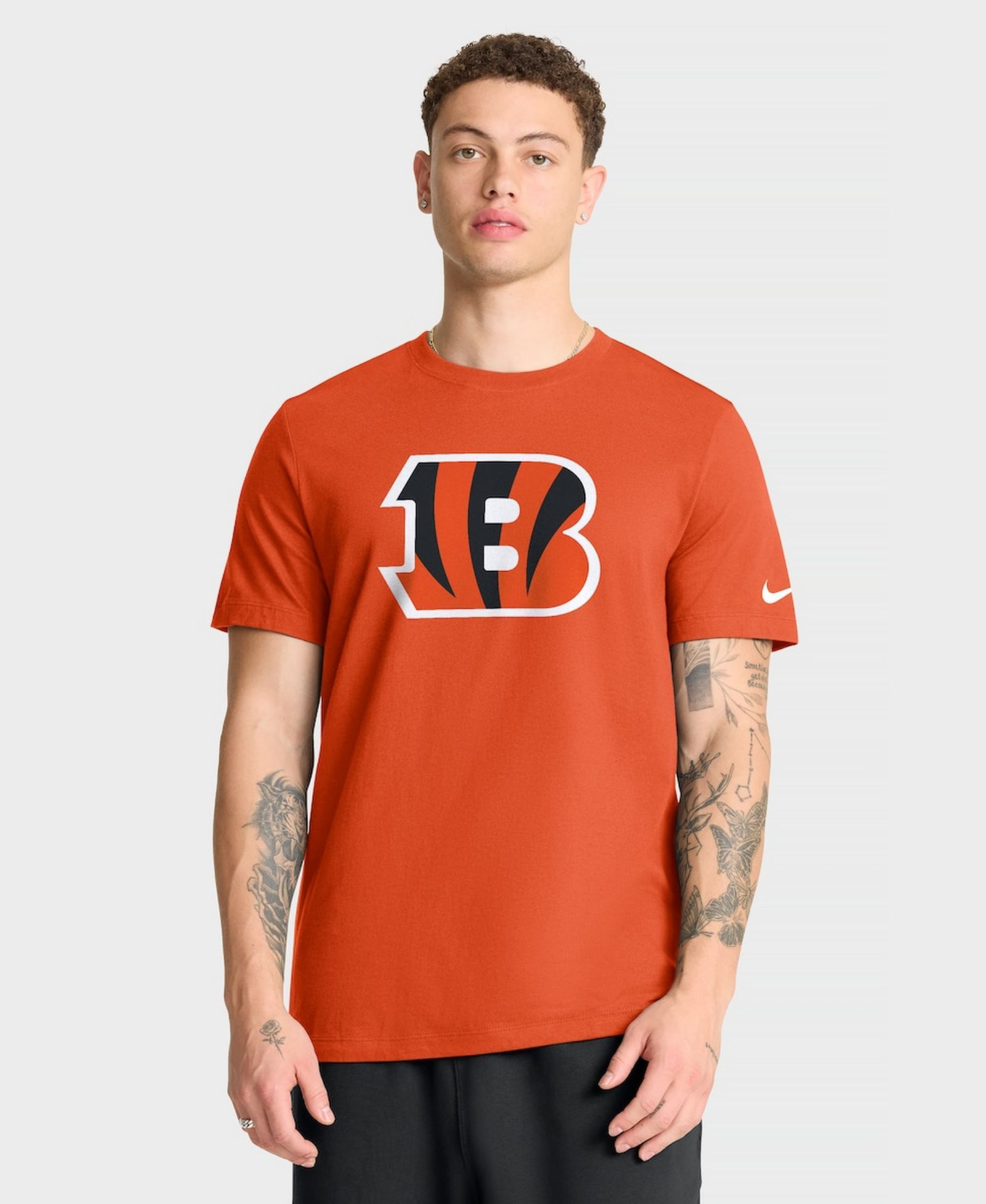 Мужская футболка Nike Orange Cincinnati Bengals Essential Logo