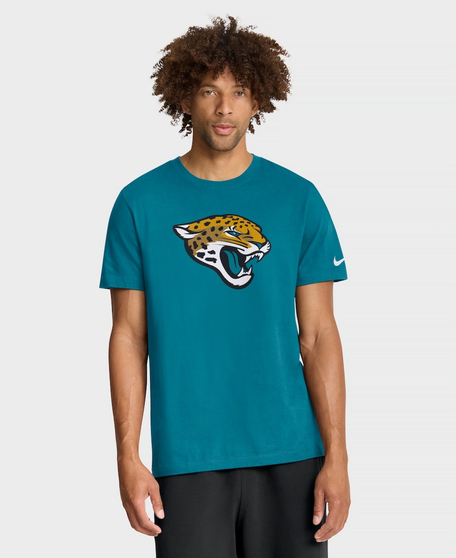 Мужская футболка Nike Teal Jacksonville Jaguars Essential Logo