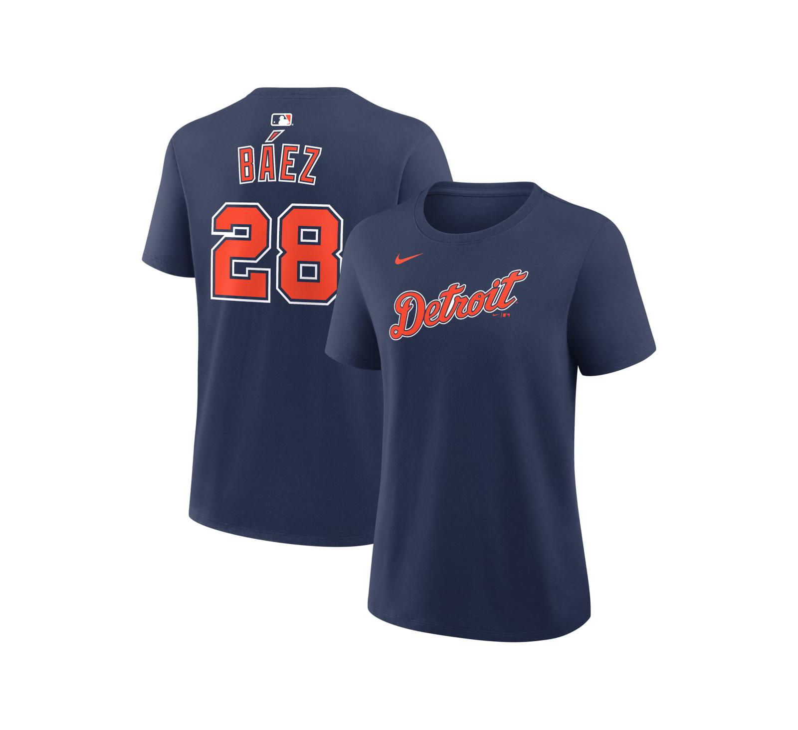 Nike Women's Javier Báez Navy Detroit Tigers Name & Number T-Shirt