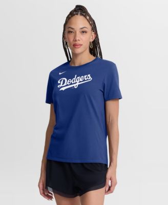 Nike Женская футболка Los Angeles Dodgers Wordmark, синий