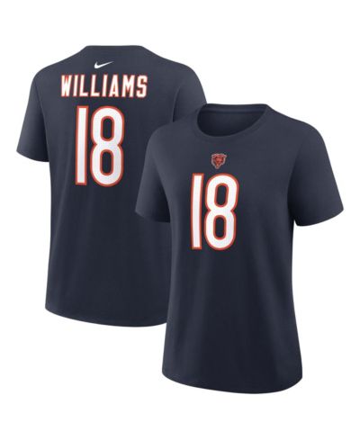 Nike Women's Caleb Williams Navy Chicago Bears Player Name & Number T-Shirt