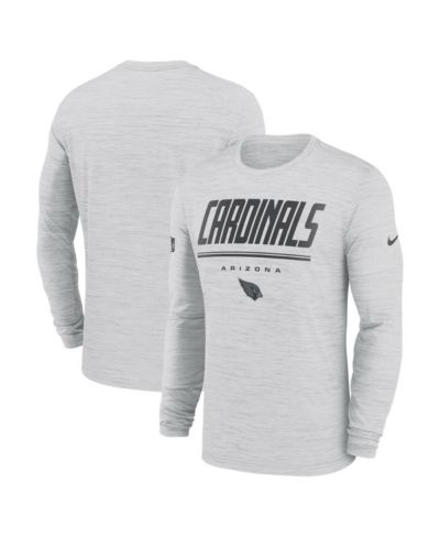 Nike Men's White Arizona Cardinals Sideline Offensive Transition Velocity Dri-FIT Long Sleeve T-Shirt