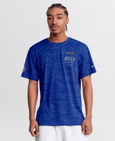 Мужская футболка Nike Royal Buffalo Bills Sideline Double Covered Dri-FIT Velocity