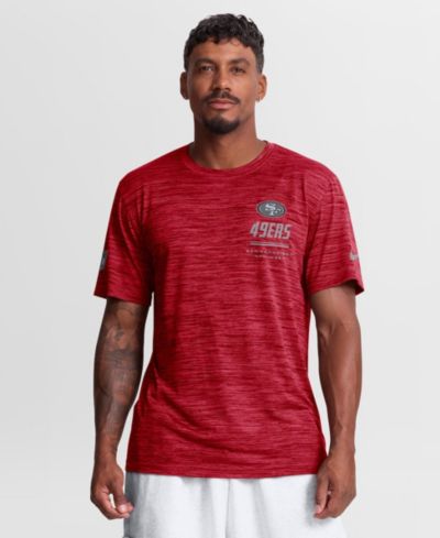 Мужская футболка Nike Scarlet San Francisco 49ers Sideline Double Covered Dri-FIT Velocity
