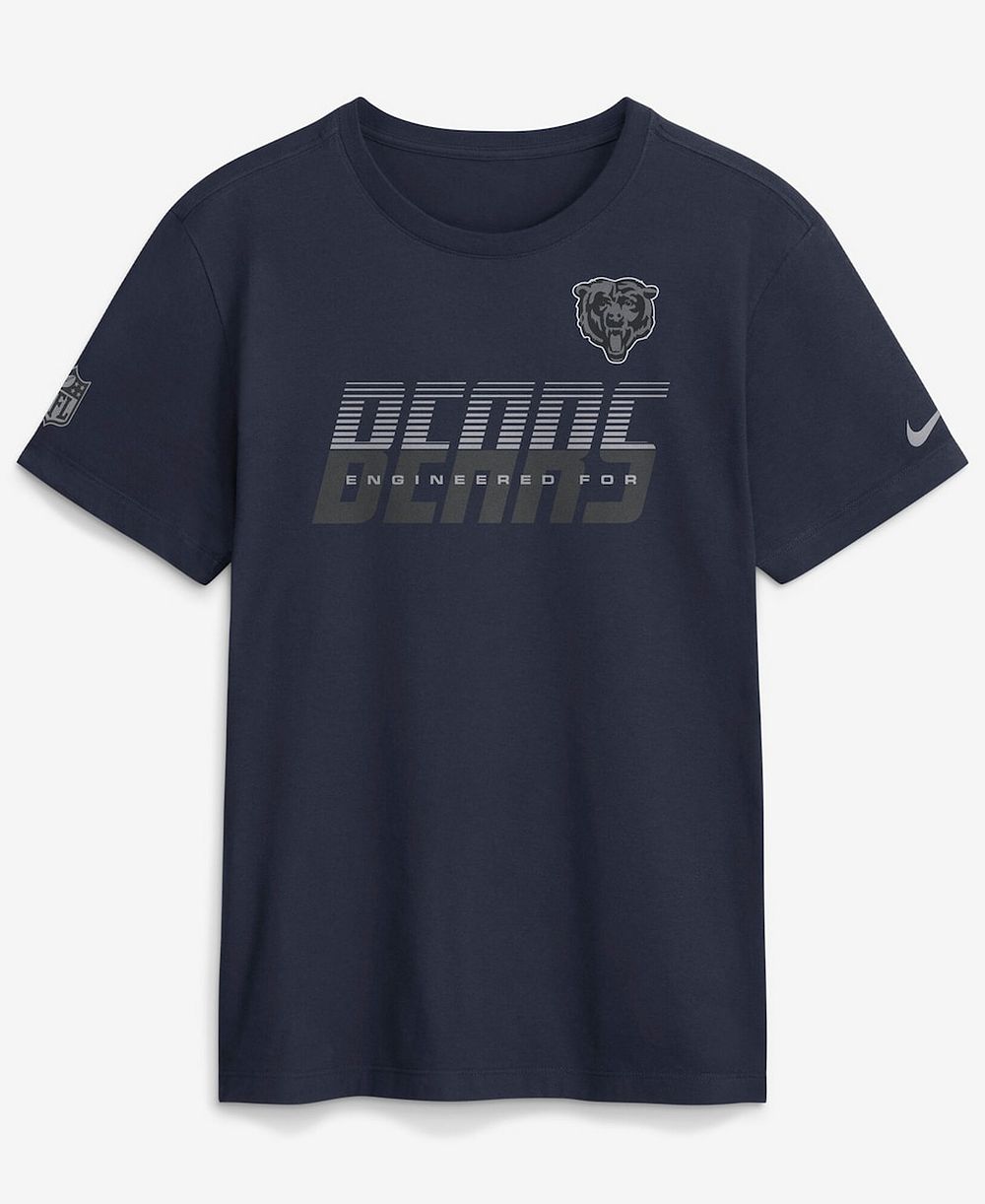 Nike Men's Navy Chicago Bears Sideline Dri-FIT T-Shirt