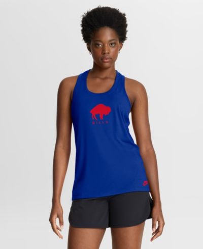Женский майка Nike Women's Royal Buffalo Bills Hurry Up Tri-Blend Dri-FIT Tank Top