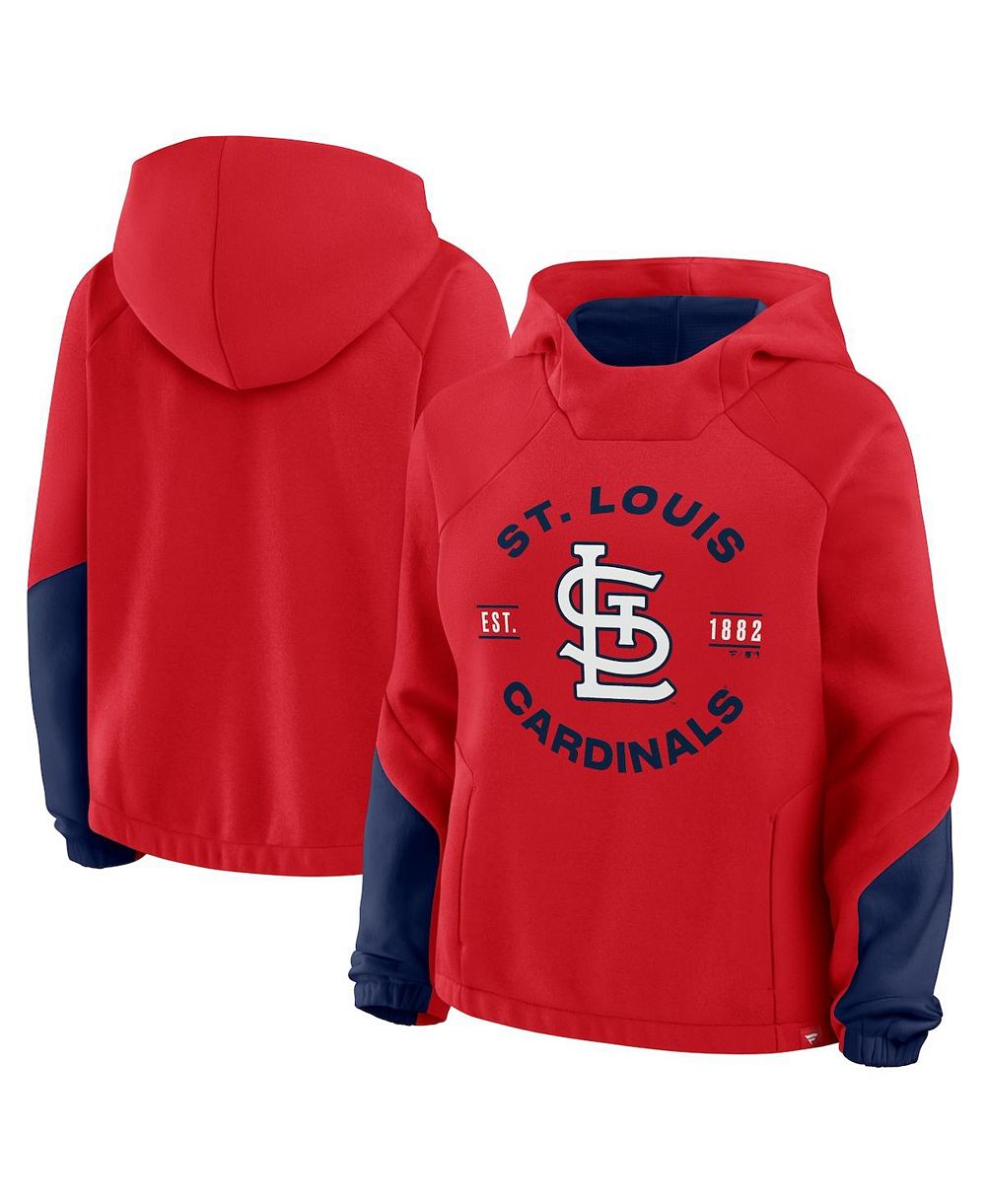 Fanatics Женский оверсайз худи-толстовка St. Louis Cardinals красная