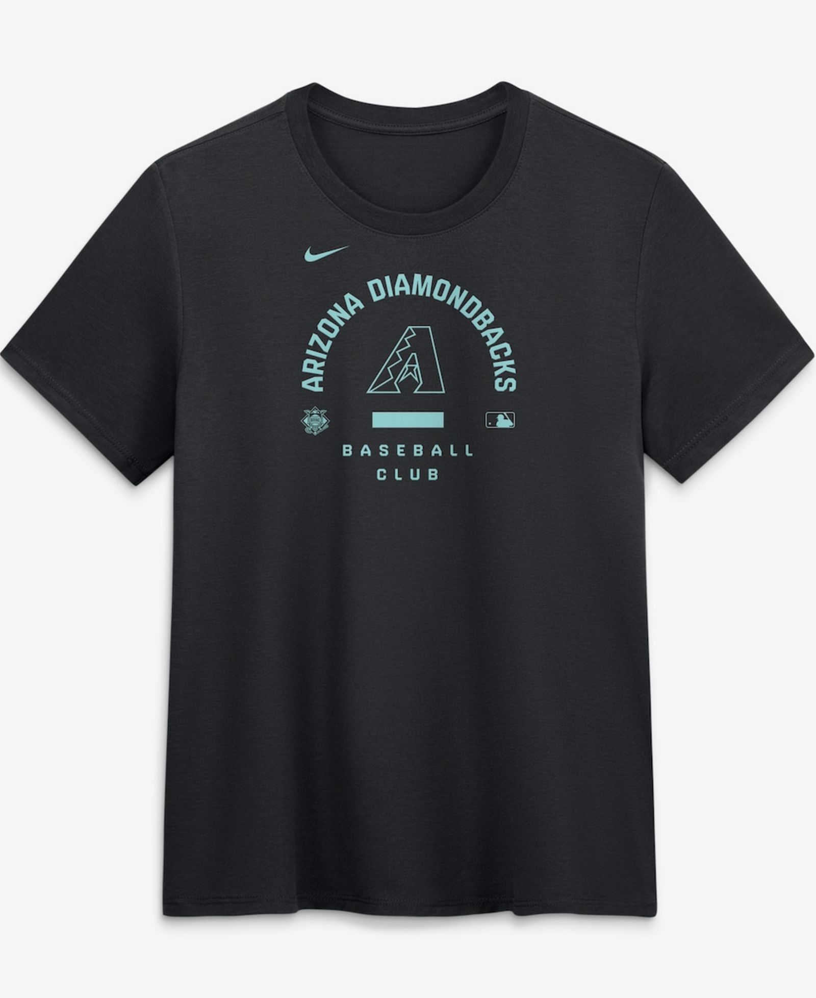 Футболка Nike Women's Black Arizona Diamondbacks Authentic Collection Early Work Tri-Blend Dri-FIT