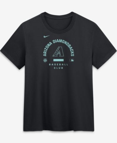 Футболка Nike Women's Black Arizona Diamondbacks Authentic Collection Early Work Tri-Blend Dri-FIT