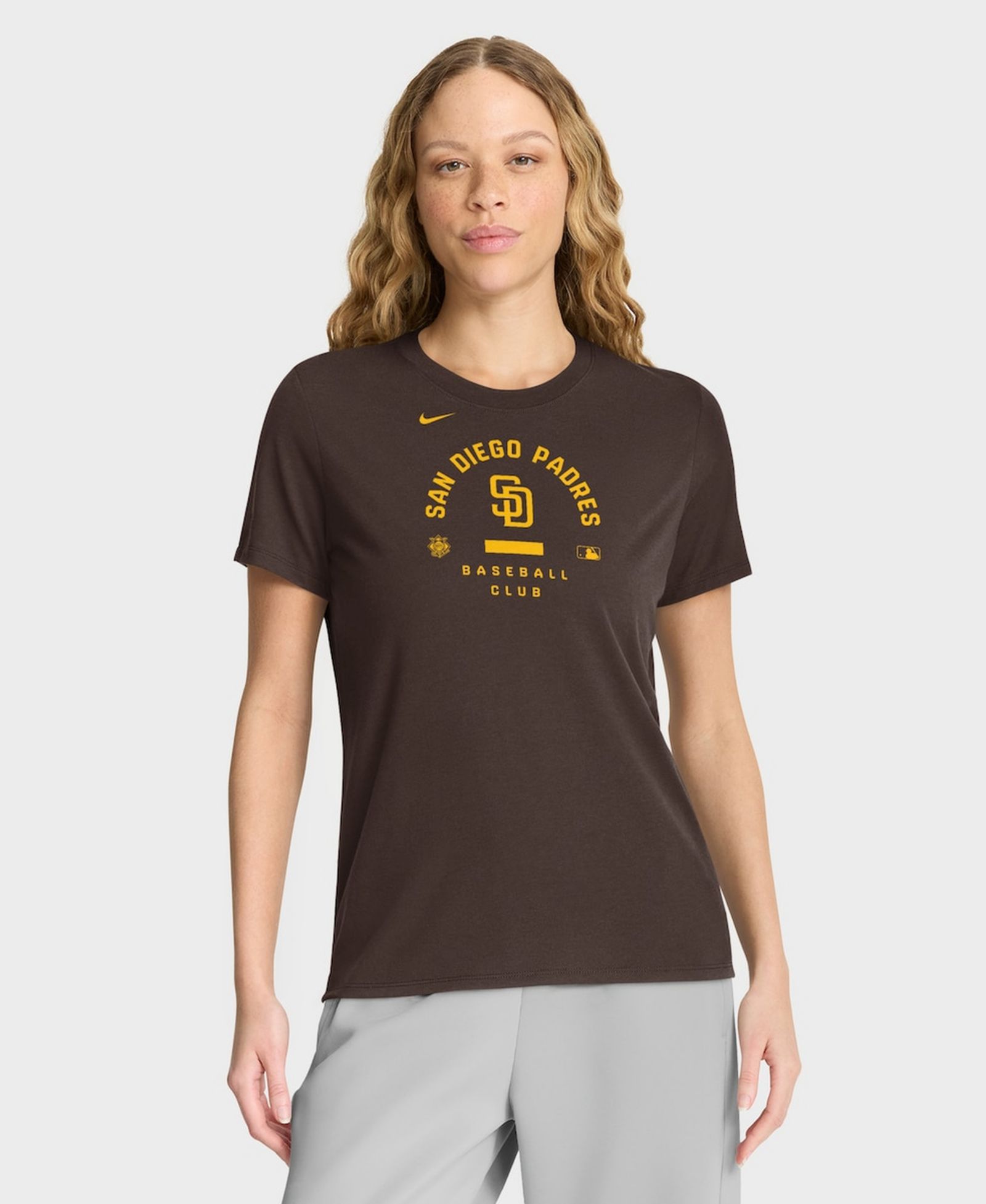 Nike Women's Brown San Diego Padres Authentic Collection Early Work Tri-Blend Dri-FIT T-Shirt