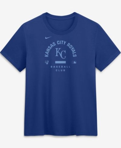 Футболка Nike Women's Royal Kansas City Royals Authentic Collection Early Work Tri-Blend Dri-FIT