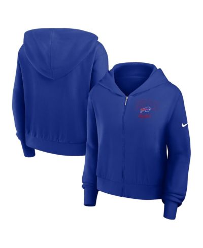 Женское худи Nike Buffalo Bills Primetime с полной молнией, цвет Royal