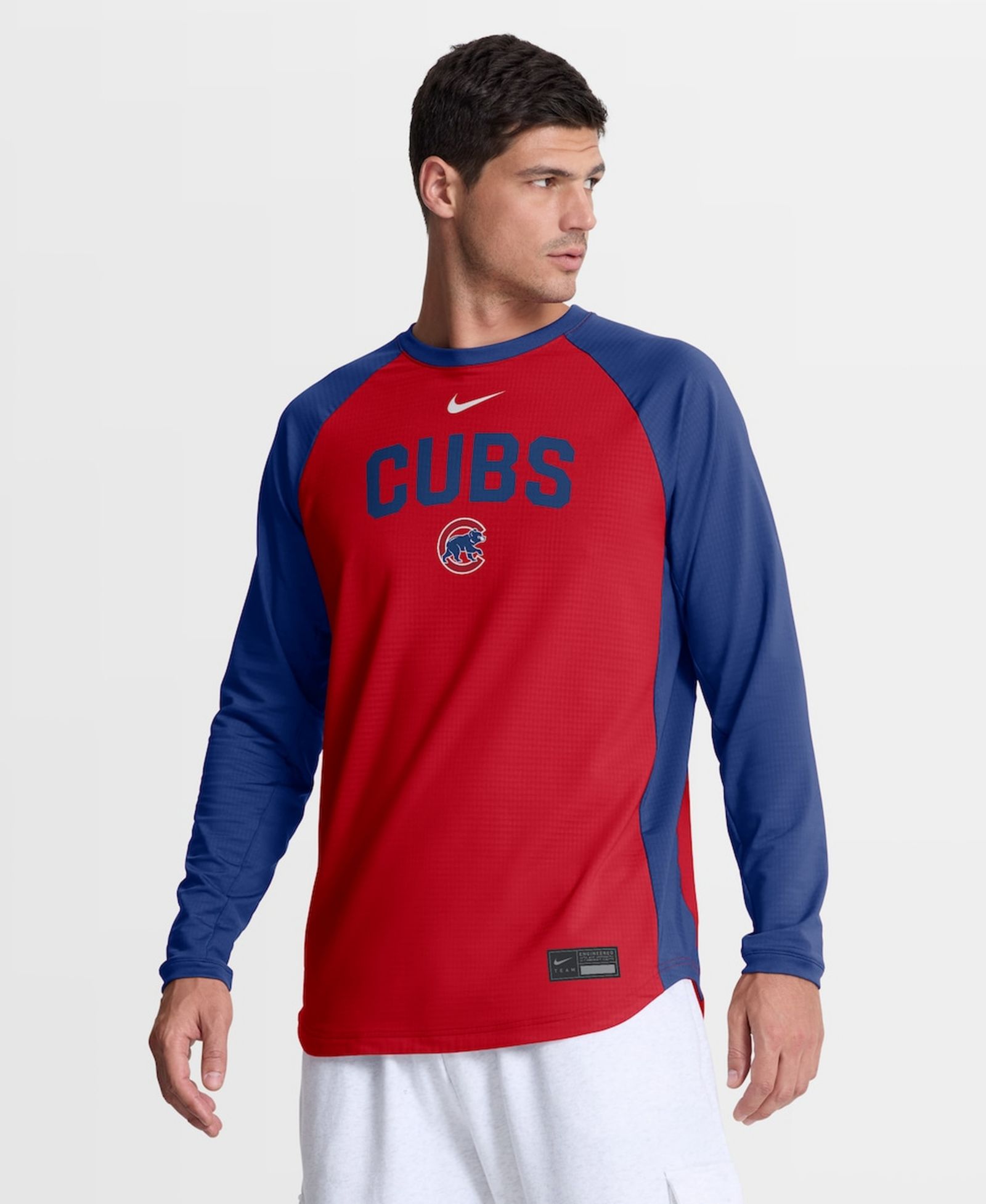 Мужская свитшот Nike Chicago Cubs Authentic Collection Raglan Dri-FIT