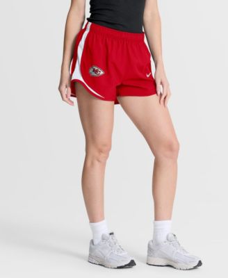 Женские шорты Nike Kansas City Chiefs Tempo Mid-Rise Dri-FIT, красные