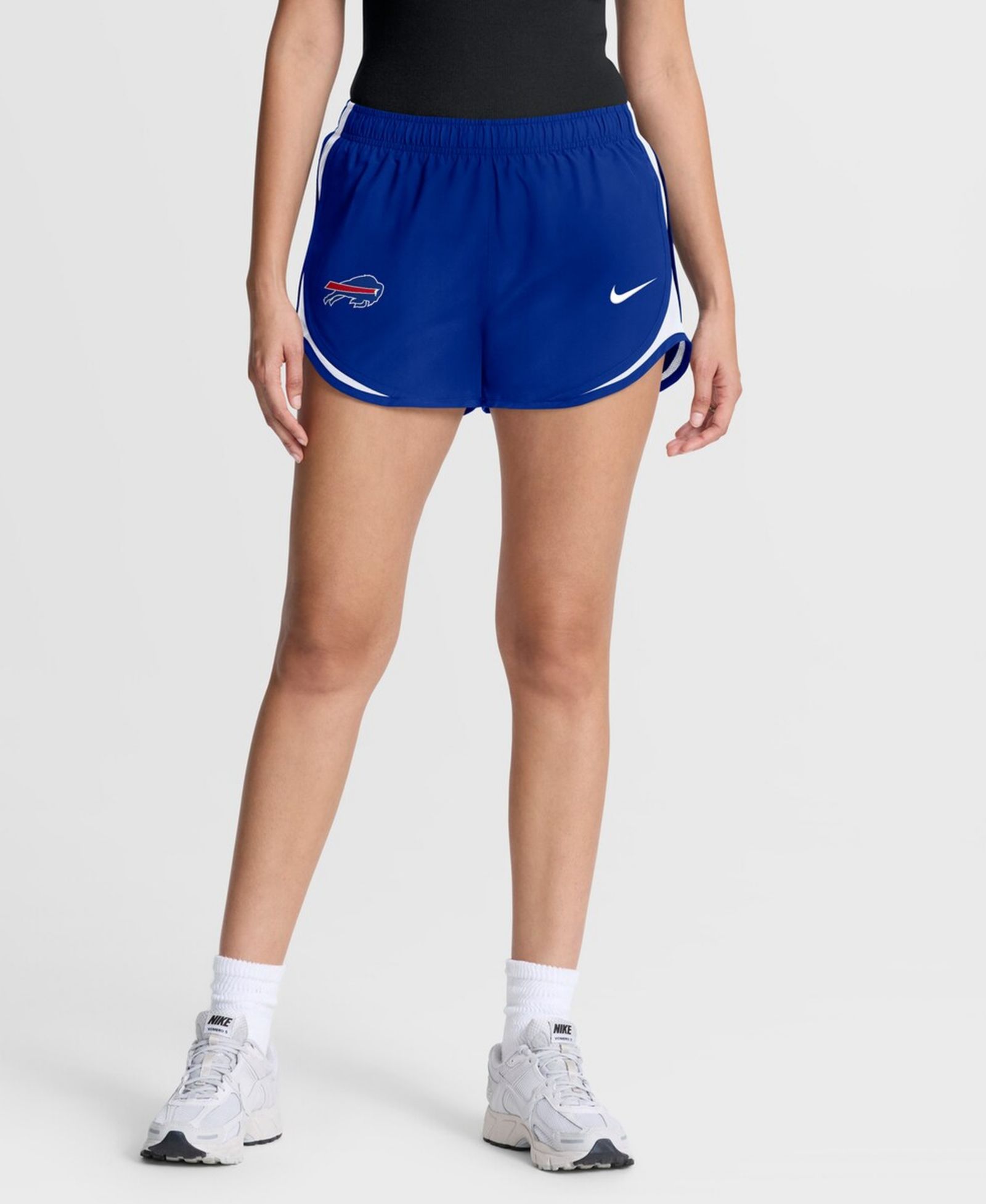 Женские шорты Nike Royal Buffalo Bills Tempo Mid-Rise Dri-FIT