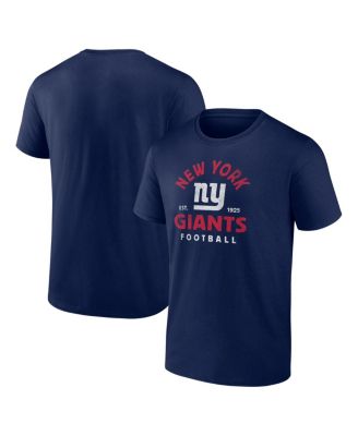 Logo Athletic Мужская винтажная футболка New York Giants Navy