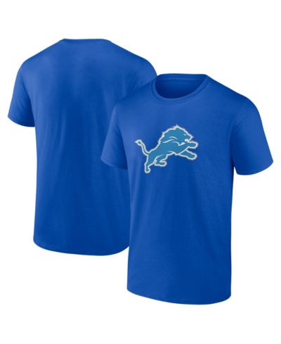 Мужская футболка Logo Athletic Blue Detroit Lions Primary Logo T-Shirt