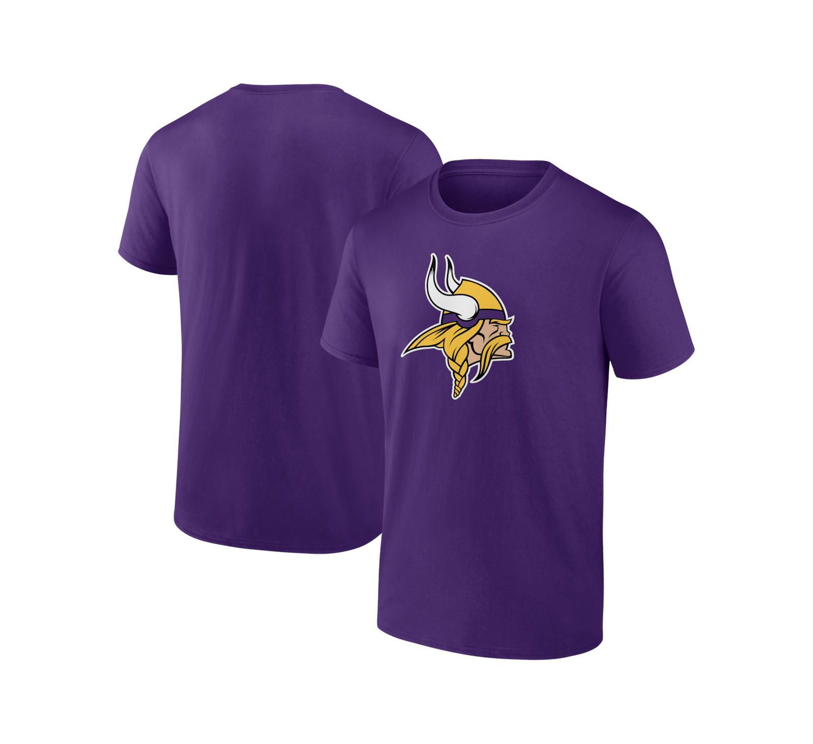 Мужская футболка Logo Athletic Minnesota Vikings с основным логотипом, фиолетовая