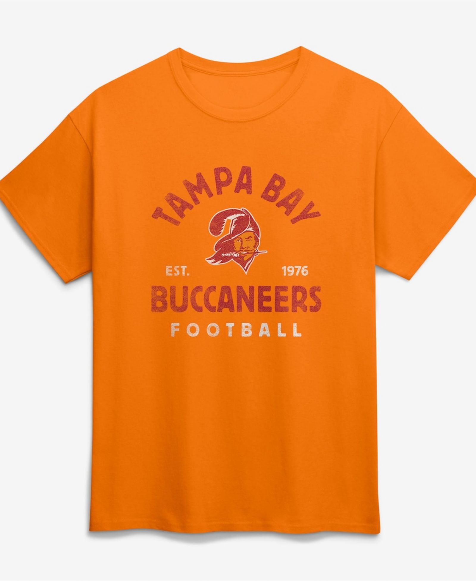 Logo Athletic Men's Orange Tampa Bay Buccaneers Vintage Arch T-Shirt