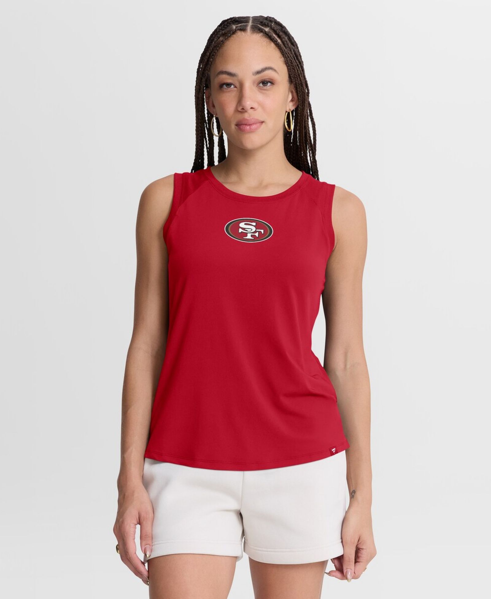 Fanatics Женский топ Performance Mesh Back, Scarlet San Francisco 49ers