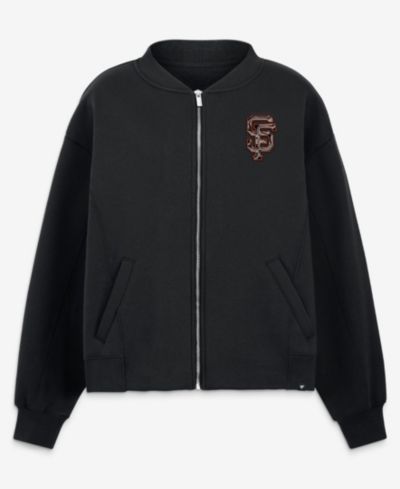 Куртка Fanatics Women's Black San Francisco Giants Oversized Rage Against Full-Zip