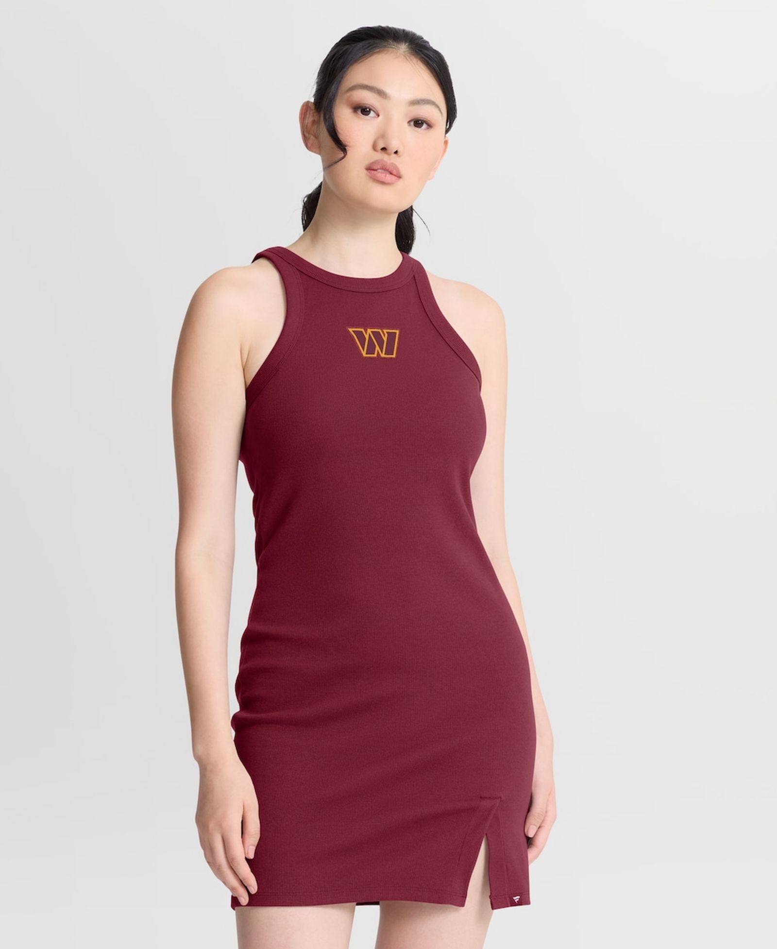 Женское трикотажное платье Fanatics Washington Commanders Burgundy Push Beyond Sleeveless