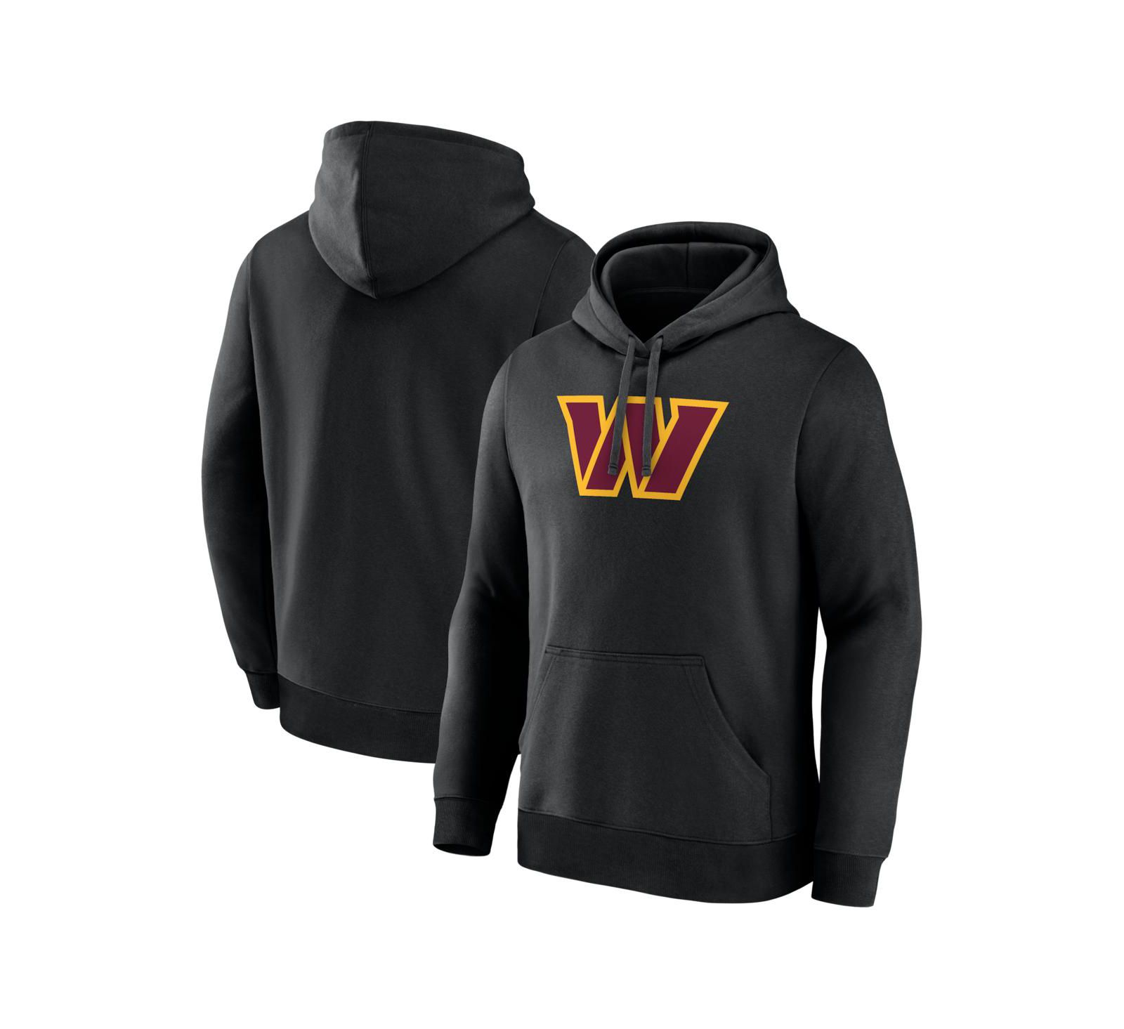 Logo Athletic Мужское худи Washington Commanders Primary Logo, черное