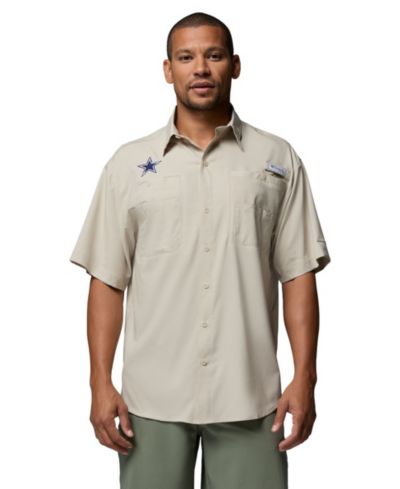 Мужская рубашка Columbia Tan Dallas Cowboys Tamiami Omni-Shade
