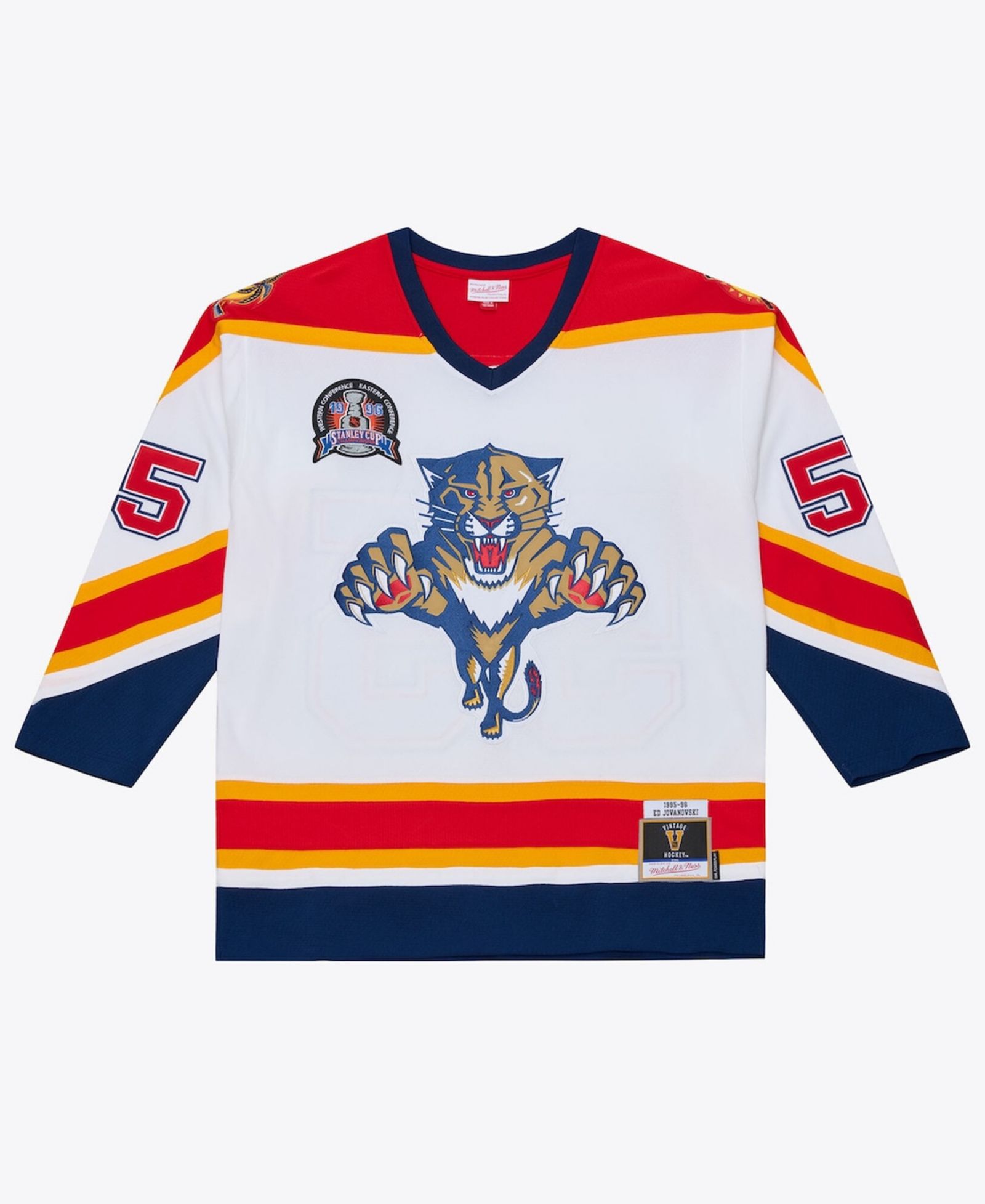 Mitchell & Ness Men's Ed Jovanovski White Florida Panthers 1996 Power Play Jersey