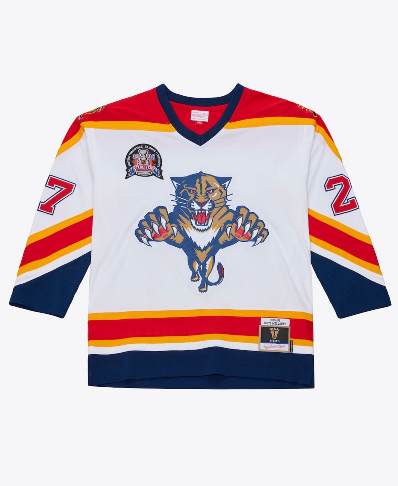 Mitchell & Ness Men's Scott Mellanby White Florida Panthers 1996 Power Play Jersey
