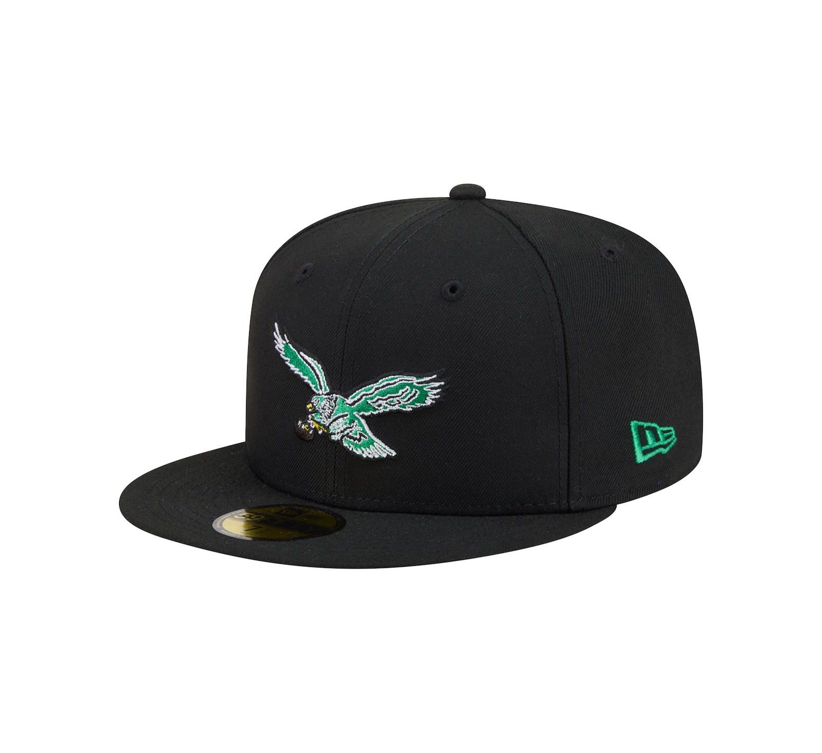 New Era Men's Black Philadelphia Eagles 59FIFTY Fitted Hat