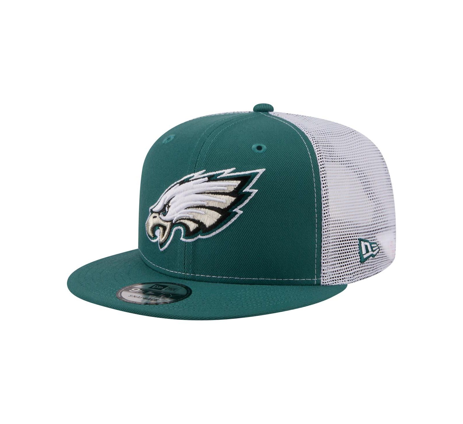 Мужская кепка New Era Midnight Green Philadelphia Eagles Core Team 9FIFTY Trucker Snapback