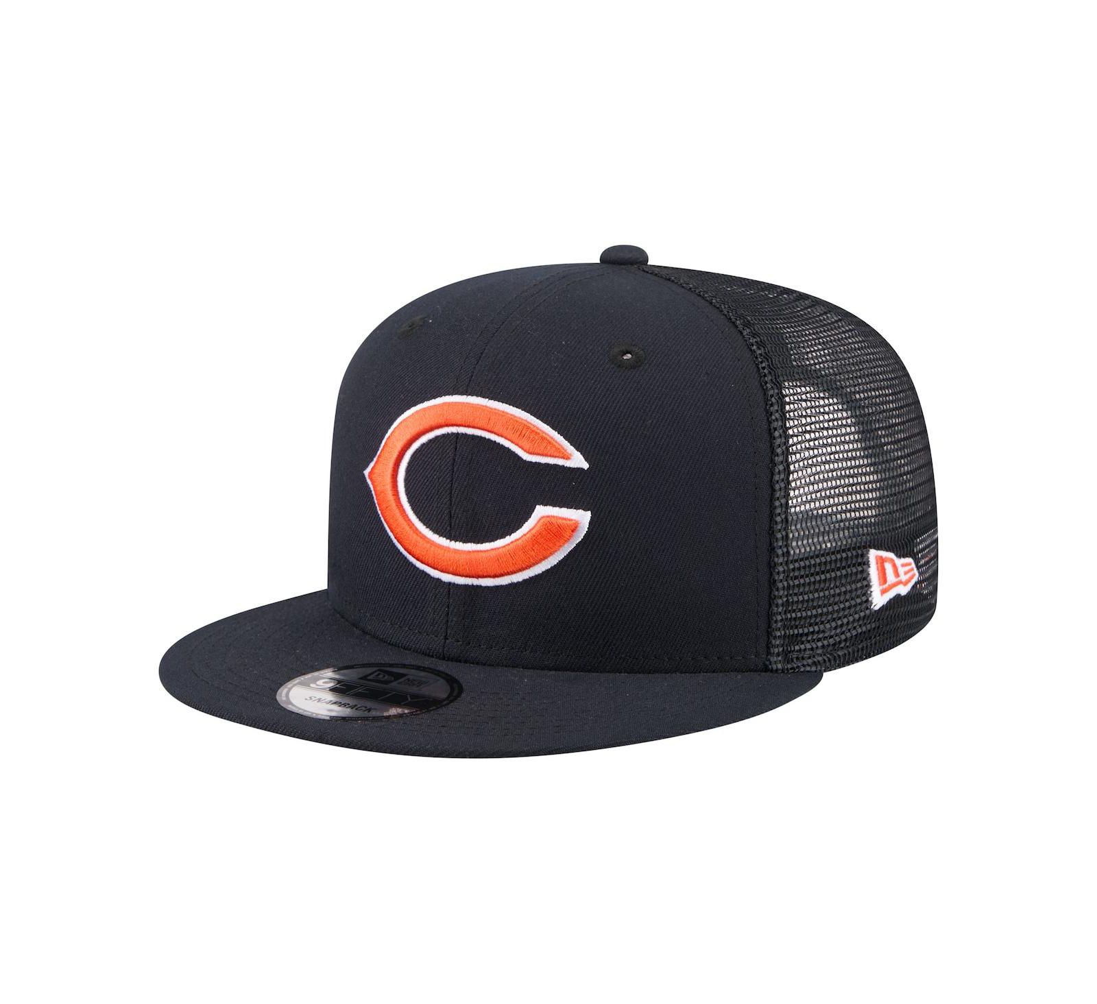 Мужская кепка New Era Navy Chicago Bears Core Team 9FIFTY Trucker Snapback