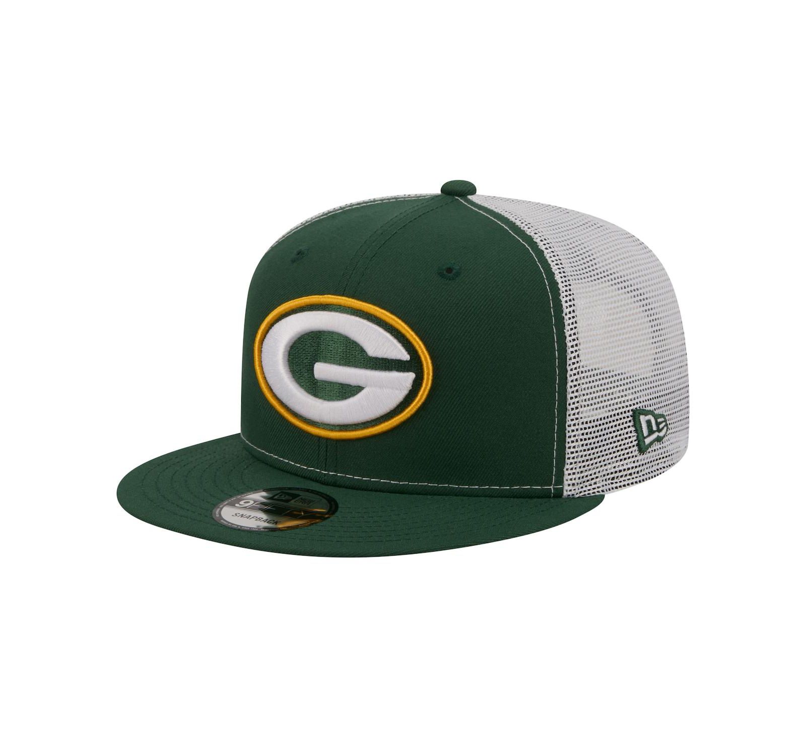 Мужская кепка New Era Green Bay Packers Core Team 9FIFTY Trucker Snapback