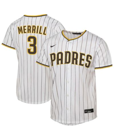 Nike Big Boys and Girls Jackson Merrill White San Diego Padres Home Replica Jersey