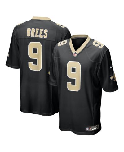 Nike Men's Drew Brees Black New Orleans Saints Team Game Jersey