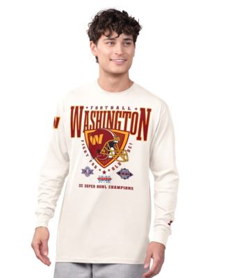 Starter Men's Cream Washington Commanders Champions Long Sleeve T-Shirt