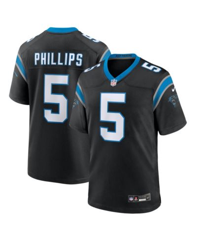Мужская игровая джерси Nike Jaelan Phillips Carolina Panthers, черная
