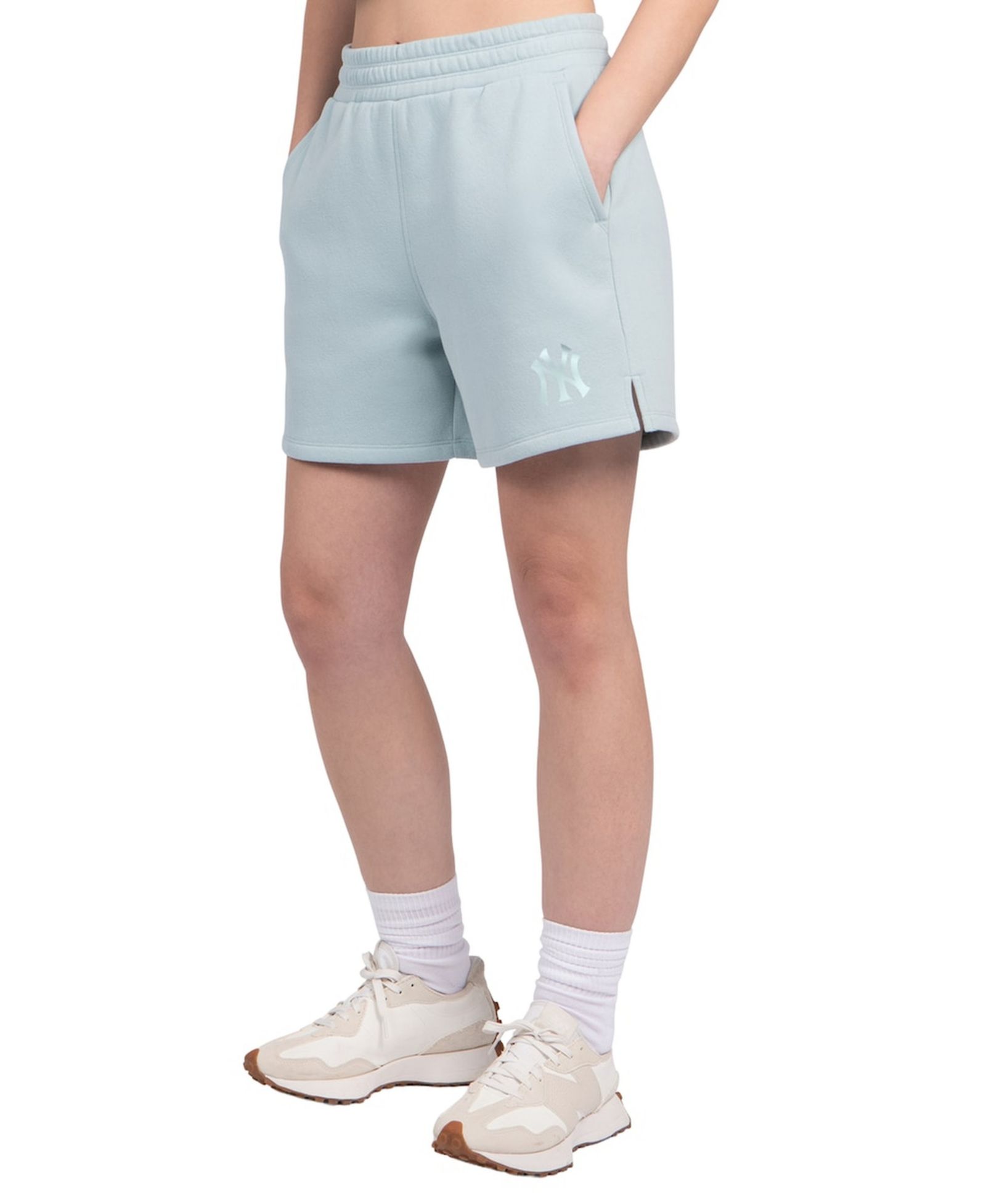 Женские шорты Starter Mint New York Yankees Pastel с высокой талией