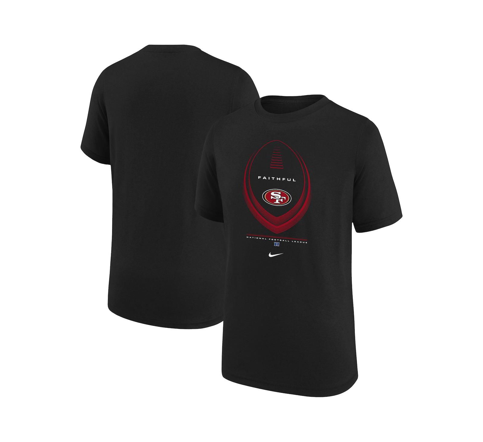 Nike детские черные футболки Black San Francisco 49ers Icon Legend Dri-FIT