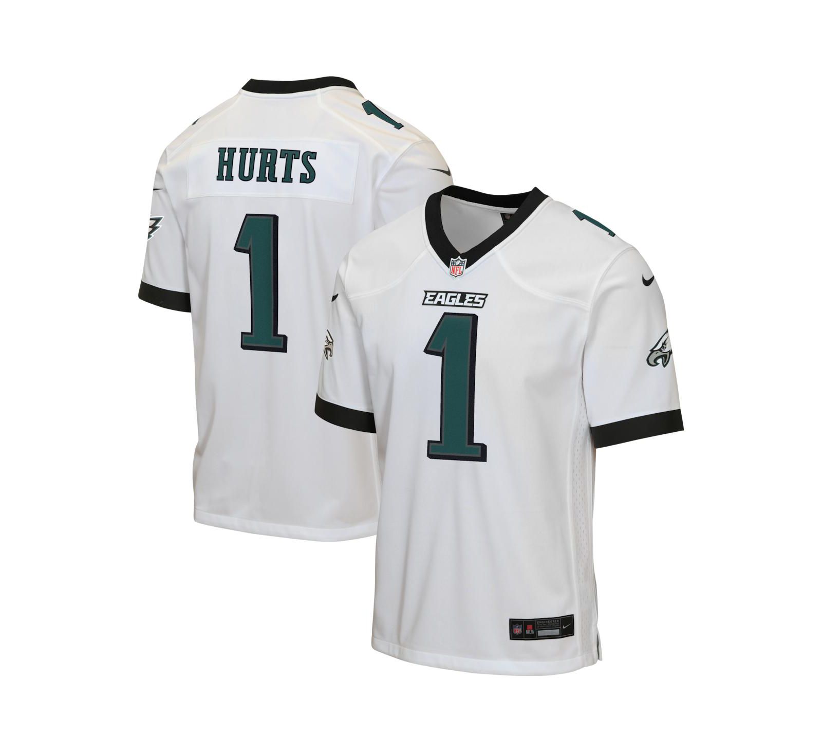 Детская джерси Nike Jalen Hurts White Philadelphia Eagles