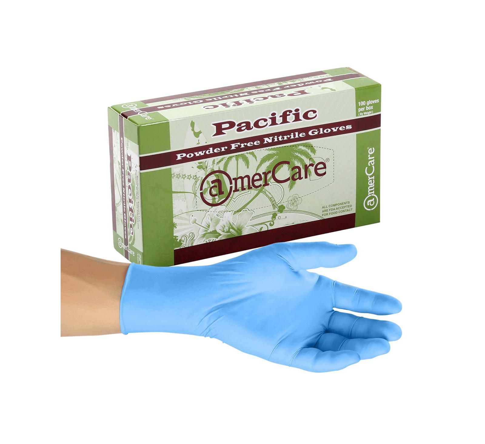 General Brand Nitrile Gloves , (Large) (100 Gloves)