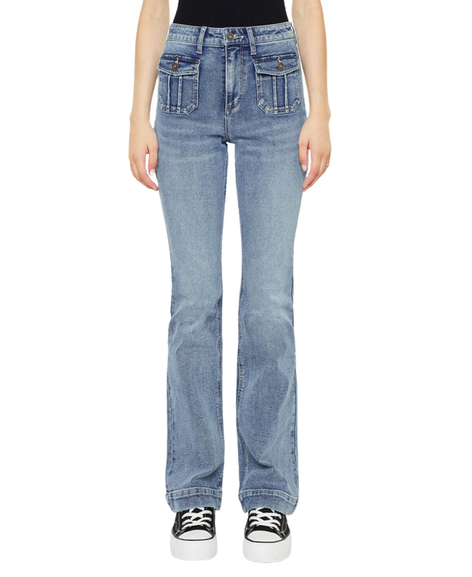KanCan Women's Carrie High Rise Vintage Bootcut Jeans