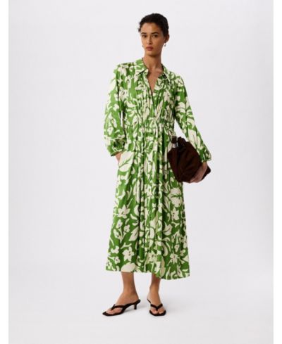 Whistles Women's Floral Trapeze Shirt Dress